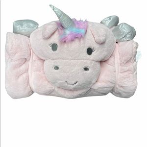 Kids Unicorn Faux Fur Sleeping Bag